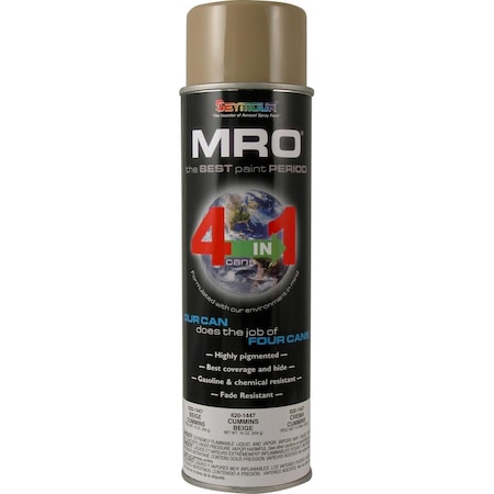 Seymour Midwest 20 oz MRO High Solids Spray Paint, Cummins Beige SM620-1447